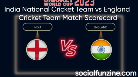 India National Cricket Team vs England Cricket Team Match Scorecard